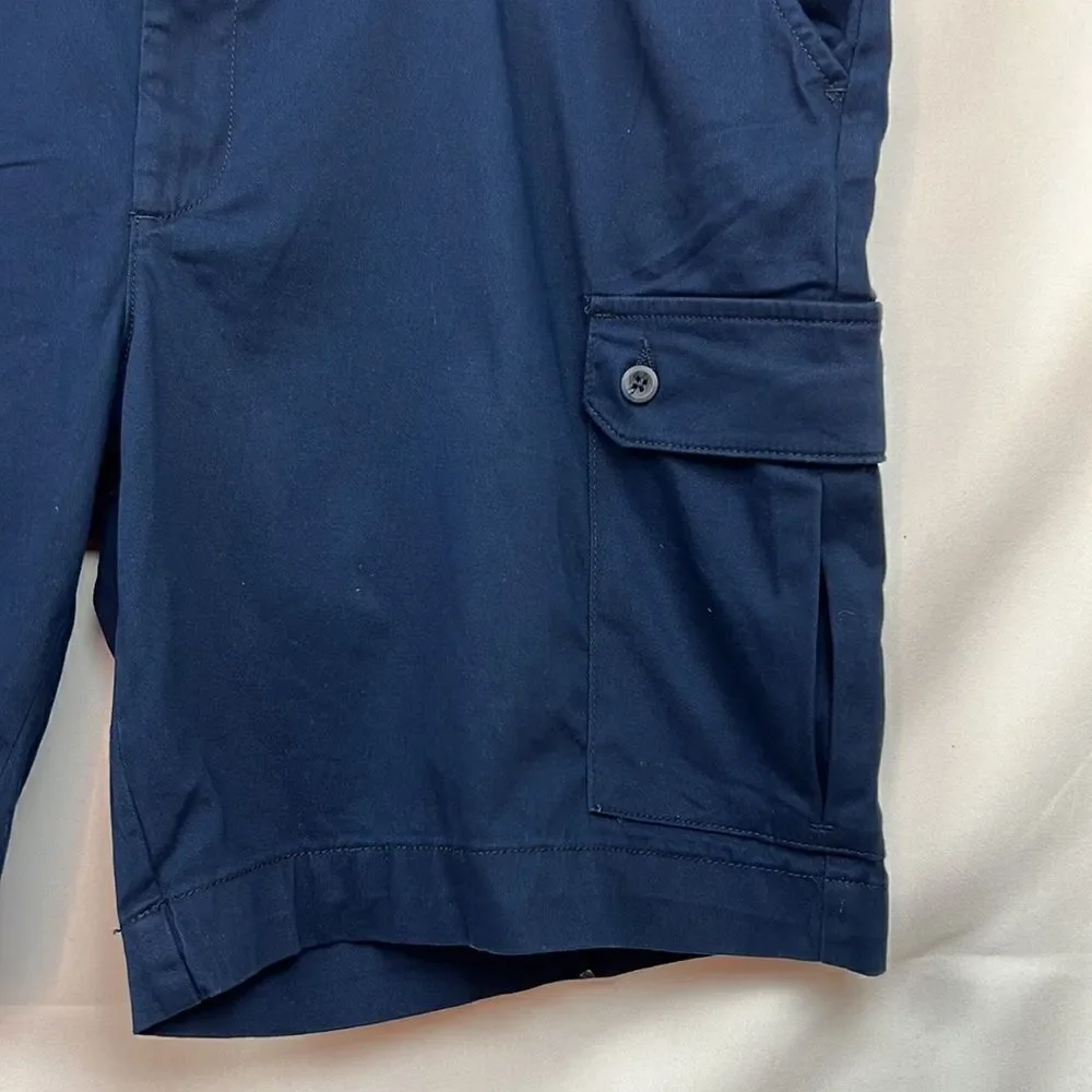 St. John’s Bay Navy Blue Cargo shorts size 44 NWT